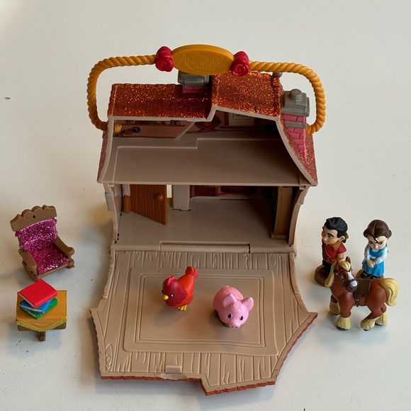 EUC Disney Animator’s Cottage Littles BEAUTY & THE BEAST - Picture 2 of 2